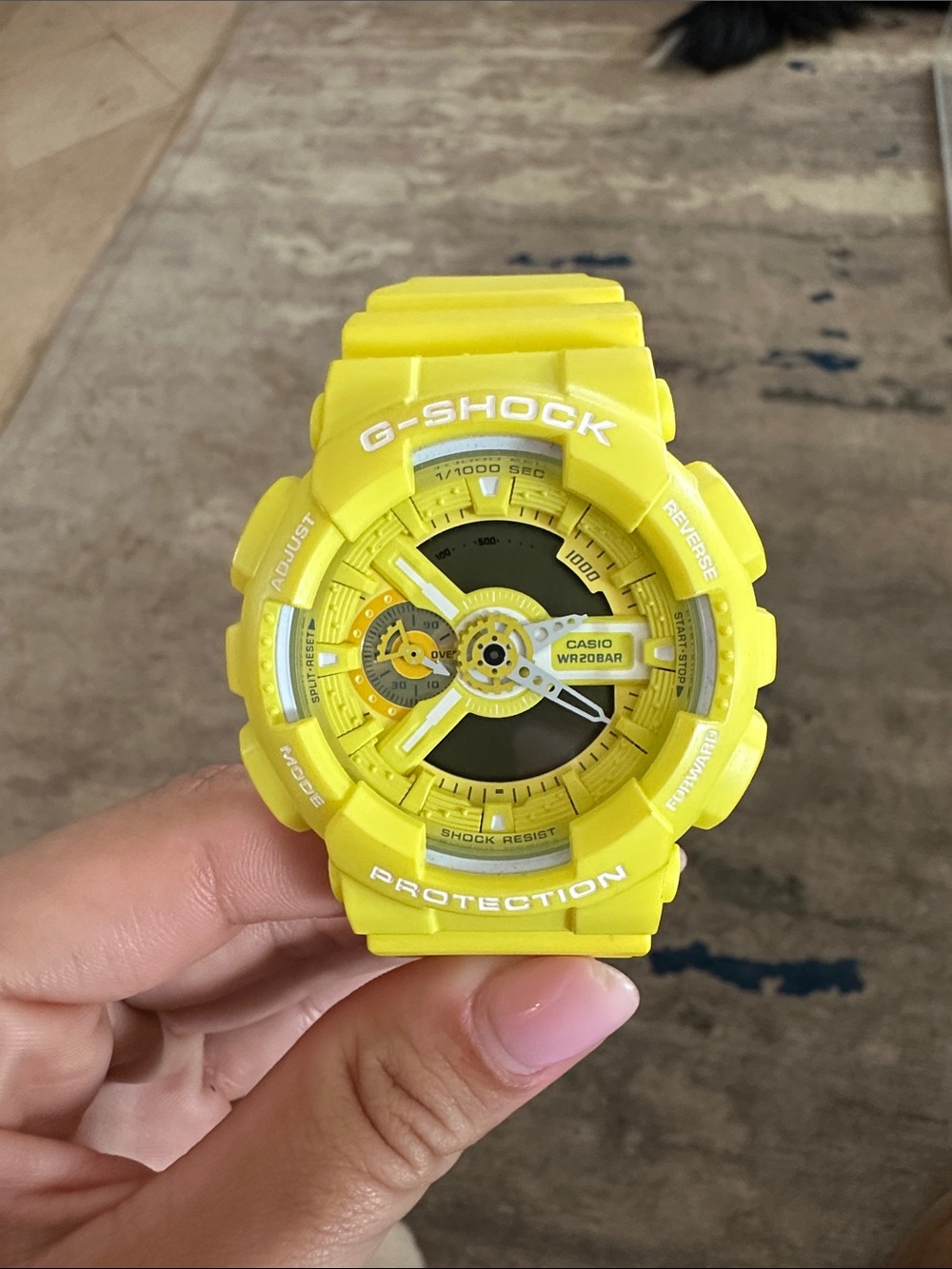 G-Shock Yellow Casio